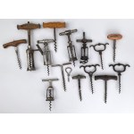 Collection of 15 pieces of old corkscrews