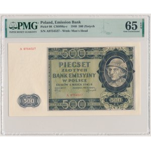 500 zlotych 1940 - A