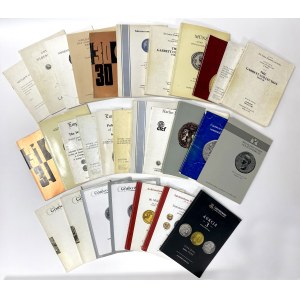 Set of foreign auction catalogs - antique minting (29pcs)