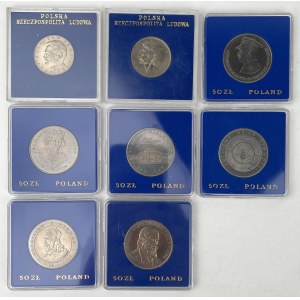 Commemorative coins of the People's Republic of Poland - set (8pcs)