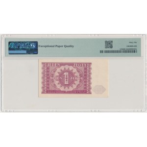 1 zloty 1946 - bright paper and printing