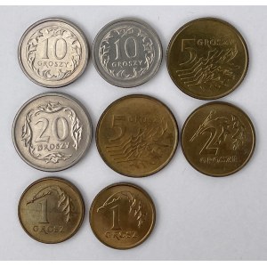 1-20 pennies 1990-1992 - set (8 pcs)