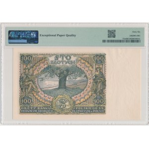 100 or 1934 - Ser. C.Y. - point entre les lettres de la série