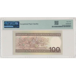 Litauen, 100 Litas 1991 - AA 0000032 - niedrige zweistellige Zahl