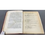 Coins of old Poland 1845, I. Zagorski - original - texts and plates bound separately, with notes