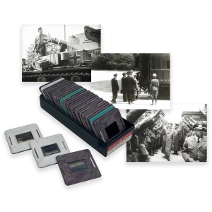 Germany, Third Reich, Photographic slides for films / propaganda shows - set (33pcs)