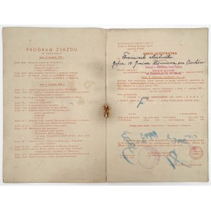 Second Republic, Reunion on the 25th Anniversary of the Armed Deed, Participant Cards August 5-6, 1939.