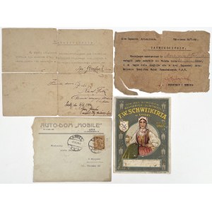 Second Republic, Military and other documents - set (4pcs)