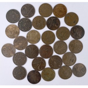 Latvia, 2 santimi - set