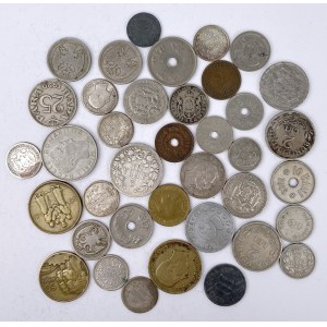 Romania, Bulgaria... Circulating coins, including SILVER - set
