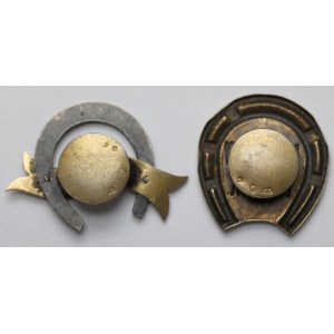 Galicia, Equestrian badges - Krakow T.M.W.K. and G.K.J.P. - set (2pcs)
