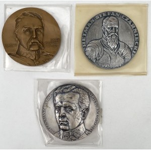 Medaglie Piłsudski, Czarnecki e Grzmot - set (3 pezzi)
