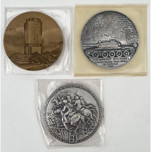 Medaglie Piłsudski, Czarnecki e Grzmot - set (3 pezzi)