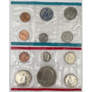 USA, Wrappers: 1970-S and 1976-D vintage sets (2pc)