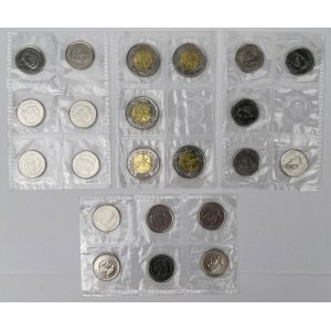Canada, circostanza 25 centesimi e 2 dollari - mazzi - set (4 pezzi)