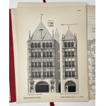 Album of 100 competition entries for the reconstruction of facades in Danzig, 1902.