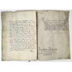 An old document with a striking seal