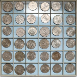 10 i 20 złotych PRL - większość MENNICZE - w tym MAŁA kolumna (36szt)