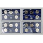 USA, 50 state Quarters Proof Sets 1999-2008 - zestaw