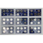 USA, 50 state Quarters Proof Sets 1999-2008 - zestaw