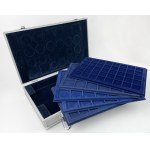 Aluminum cassette with coin trays