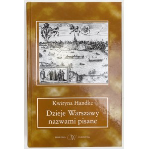 The history of Warsaw written with names, K. Handke