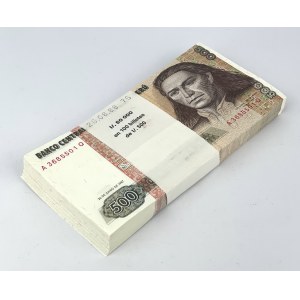 Peru, Paczka bankowa 500 intis 1987