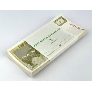 Slovenia, parcella bancaria 1 tallero 1990