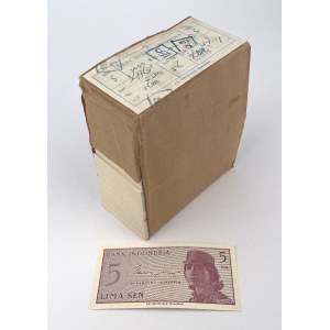 Indonesia, bank cluster 5 sen 1964 - 1000 bills