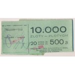 Oryginalna Banderola od paczki 500 złotych 1940