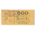 Oryginalna Banderola od paczki 5 złotych 1941