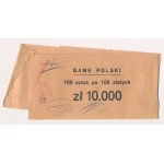 Banderola od paczki 100 złotych 1932/34
