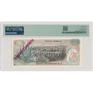 Mexiko, ESPECIMEN / SPECIMEN 5 pesos 1969