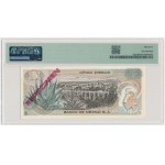 Mexico, 5 Pesos 1969 Specimen ESPECIMEN Serie 1A A0000000