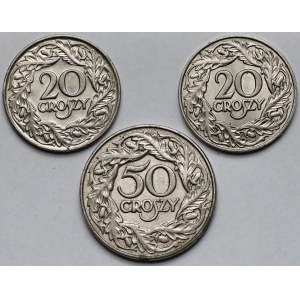 20-50 pennies 1923 - set (3pcs)