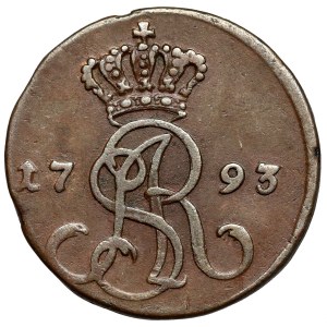 Poniatowski, 1793 MV penny, Warsaw
