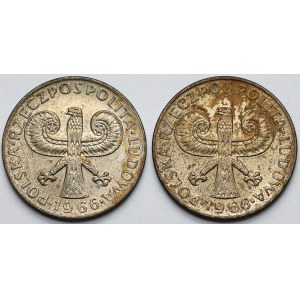 10 Gold 1966 Kleine Säule - Satz (2 Stück)