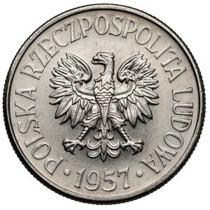 Campione di nichel 50 penny 1957