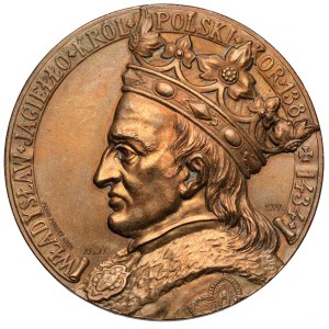 Medal 500. rocznica Bitwy pod Grunwaldem / Władysław Jagiełło 1910