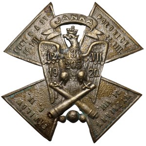 Distintivo del 205° reggimento di artiglieria da campo volontaria, batteria Janka.