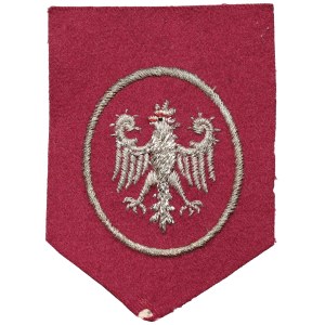 Embroidered eagle of the Polish Army in France