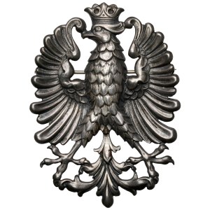 Patriotic eagle made in USA - for Polish patriotic organizations - in SILVER