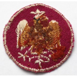 Embroidered eagle of the Polish Army in France