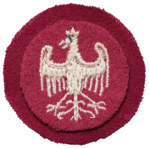 Embroidered eagle of the Polish Army in France
