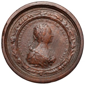 Czech Republic, checkers medal / Brettstein - Prague and Maria Theresa