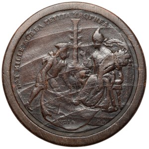 Griechenland, Checkers Medaille / Brettstein - Doppel-Peloponnes und Kreta