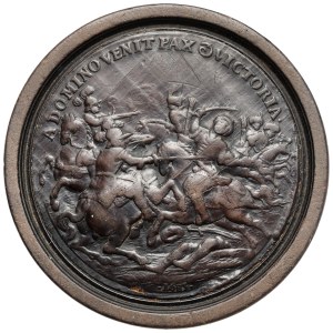 Austria, Medal warcabowy / Brettstein - Wiktoria Wiedeńska / bitwa
