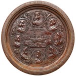 Austria, Checkers medal / Brettstein - Joseph I and Leopold I