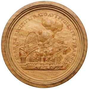 Austria, Checkers medal / Brettstein - capture of Neuhäusl fortress