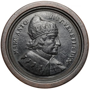 Italy, checkers medal / Brettstein - Marco Antonio Giustinian / Venice.